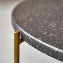 Anatole - Table Basse En Terrazzo Et Métal Grey -Homezia Soldes Boutique 1200 1200 table basse en terrazzo et metal anatole grey 3