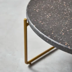 Anatole - Table Basse En Terrazzo Et Métal Grey -Homezia Soldes Boutique 1200 1200 table basse en terrazzo et metal anatole grey 4