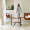 Key Wood - Table Basse Lattée En Acacia Massif
