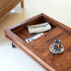 Bonnie - Table Basse Rangement En Palissandre Massif -Homezia Soldes Boutique 1200 1200 table basse rangement en palissandre massif bonnie 4