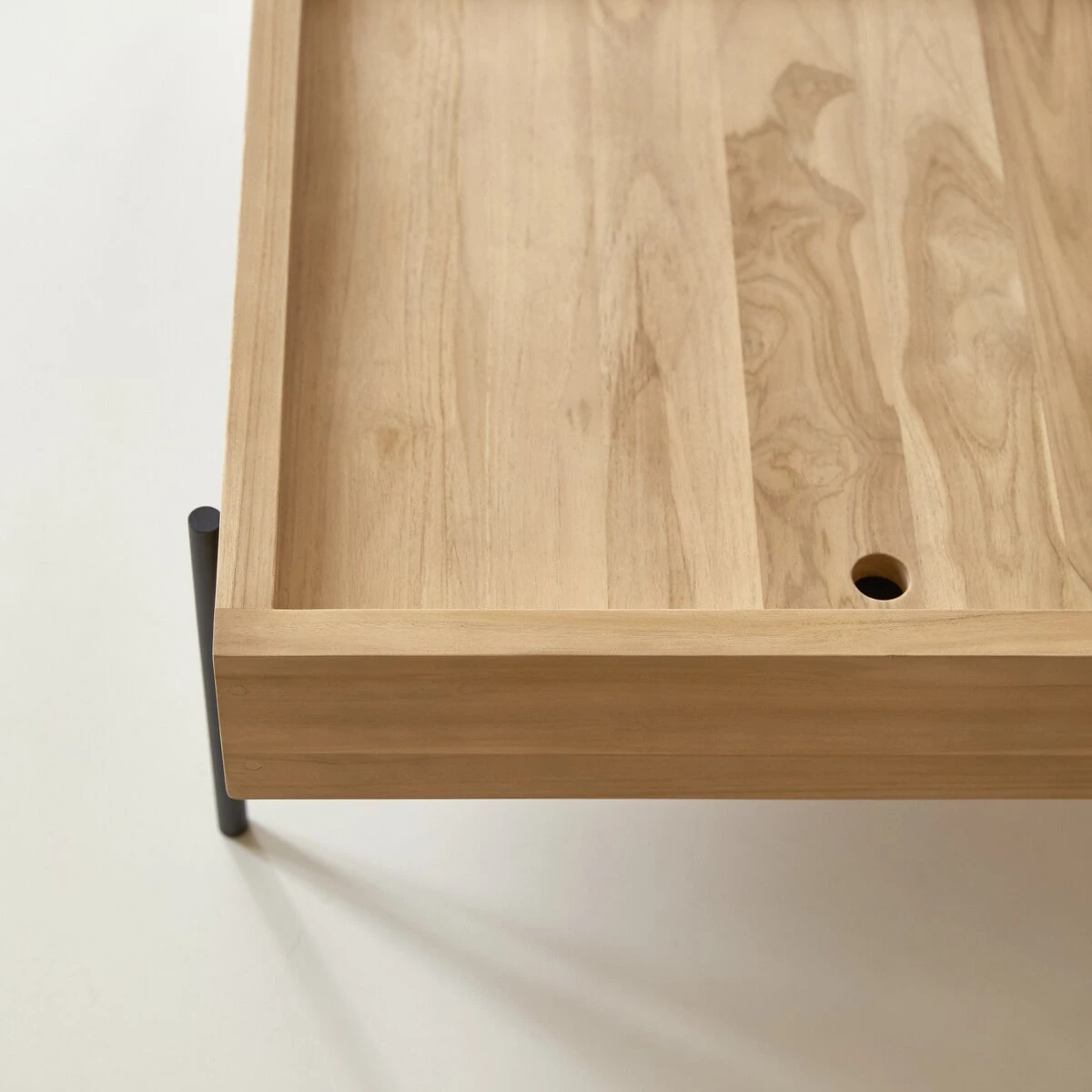 Honorine - Table Basse Rangement En Teck Massif 3 Honorine - Table Basse Rangement En Teck Massif â Image 3