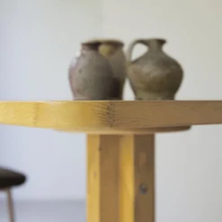 Café Crème - Table En Chêne Massif Et Marbre -Homezia Soldes Boutique 1200 1200 table cafe creme en chene massif et marbre 5