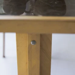 Café Crème - Table En Chêne Massif Et Marbre -Homezia Soldes Boutique 1200 1200 table cafe creme en chene massif et marbre 8