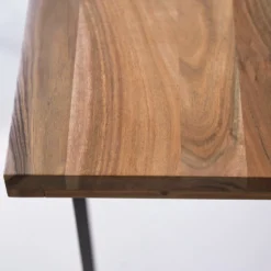 Temis - Table En Acacia Massif Et Métal 6/8 Pers. -Homezia Soldes Boutique 1200 1200 table en acacia massif et metal temis 6 8pers 4