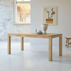 Eden - Table En Chêne Massif 6-8 Pers. -Homezia Soldes Boutique 1200 1200 table en chene massif eden 6 8 pers 3