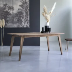 Esmée - Table En Noyer Massif 6/8 Pers. -Homezia Soldes Boutique 1200 1200 table en noyer massif esmee 6 8 pers 3