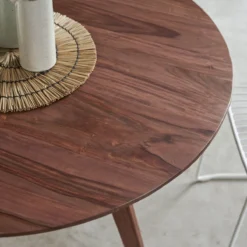 Eliana - Table En Palissandre Massif 5 Pers. -Homezia Soldes Boutique 1200 1200 table en palissandre massif eliana 5 pers 5