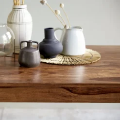 Helga - Table En Palissandre Massif 6/8 Pers. -Homezia Soldes Boutique 1200 1200 table en palissandre massif helga 6 8 pers 6