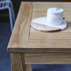 Cloé - Table En Teck Massif à Rallonge 6/8 Pers. -Homezia Soldes Boutique 1200 1200 table en teck massif a rallonge cloe 6 8 pers 2