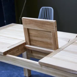 Cloé - Table En Teck Massif à Rallonge 6/8 Pers. -Homezia Soldes Boutique 1200 1200 table en teck massif a rallonge cloe 6 8 pers 4