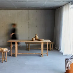 Antonia - Table En Teck Massif Recyclé 6-8 Pers