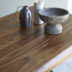 Talia - Table Haute En Palissandre Massif Et Métal 4 Pers. -Homezia Soldes Boutique 1200 1200 table haute en palissandre massif et metal talia 4 pers 2