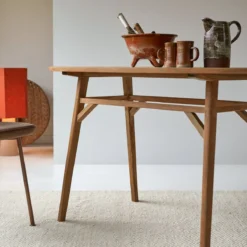 Elena - Table Ovale En Teck Massif Recyclé 2-4 Pers -Homezia Soldes Boutique 1200 1200 table ovale en teck massif recycle 2 4 pers elena 5