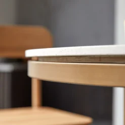 Isaure - Table Ronde En Métal Et Terrazzo 4/6 Pers -Homezia Soldes Boutique 1200 1200 table ronde en metal et terrazzo isaure 4 6 pers 5