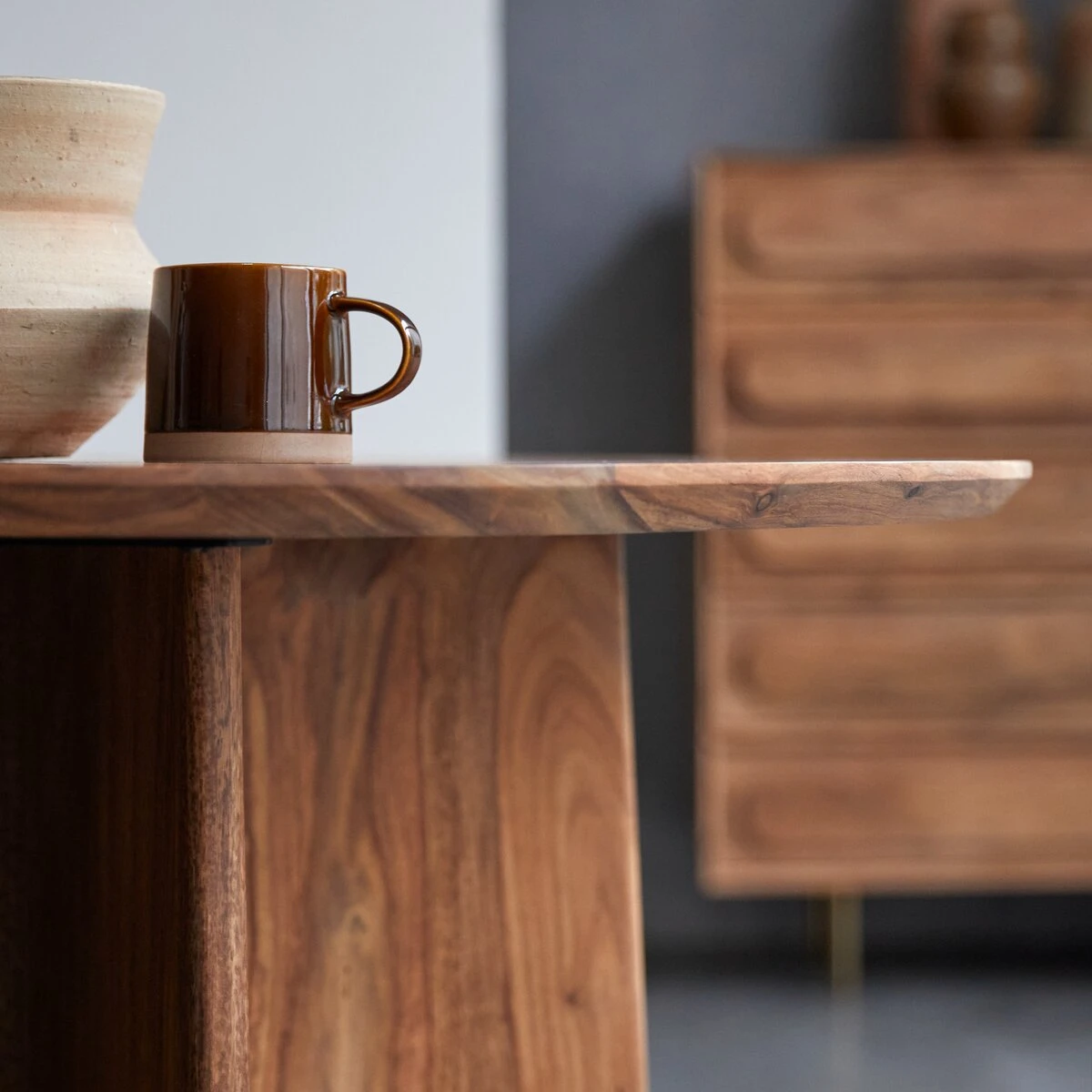 Anja - Table Ronde En Palissandre Massif 4 Pers 2 Anja - Table Ronde En Palissandre Massif 4 Pers – Image 2