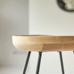 Mari - Tabouret Haut En Frêne Massif Et Métal Black 9 Mari - Tabouret Haut En Frêne Massif Et Métal Black -Homezia Soldes Boutique 1200 1200 tabouret haut en frene massif et metal mari black 3