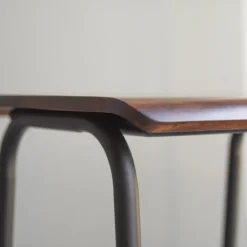 Talia - Tabouret Haut En Palissandre Massif Et Métal -Homezia Soldes Boutique 1200 1200 tabouret haut en palissandre massif et metal talia 2