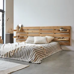 Urbain - Tête De Lit Avec étagères En Teck Massif 270 Cm 9 Urbain - Tête De Lit Avec étagères En Teck Massif 270 Cm -Homezia Soldes Boutique 1200 1200 tete de lit avec etageres en teck massif 270 cm urbain 3