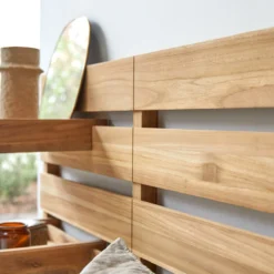 Urbain - Tête De Lit Avec étagères En Teck Massif 270 Cm 11 Urbain - Tête De Lit Avec étagères En Teck Massif 270 Cm -Homezia Soldes Boutique 1200 1200 tete de lit avec etageres en teck massif 270 cm urbain 5