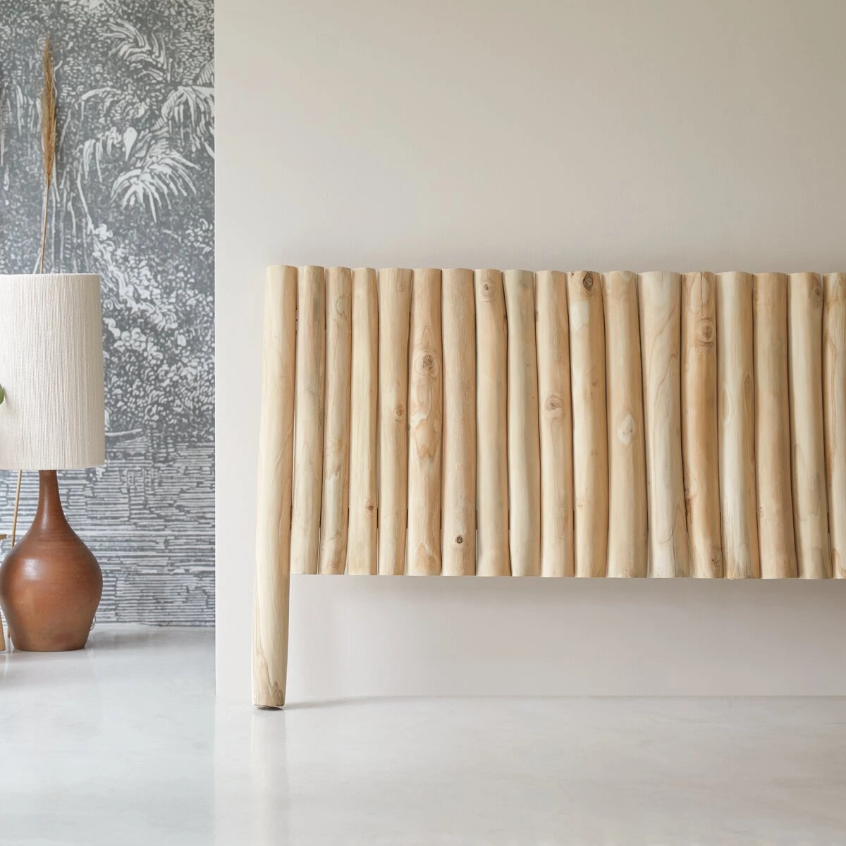 River - Tête De Lit En Teck Massif 180 Cm 4 River - Tête De Lit En Teck Massif 180 Cm – Image 4