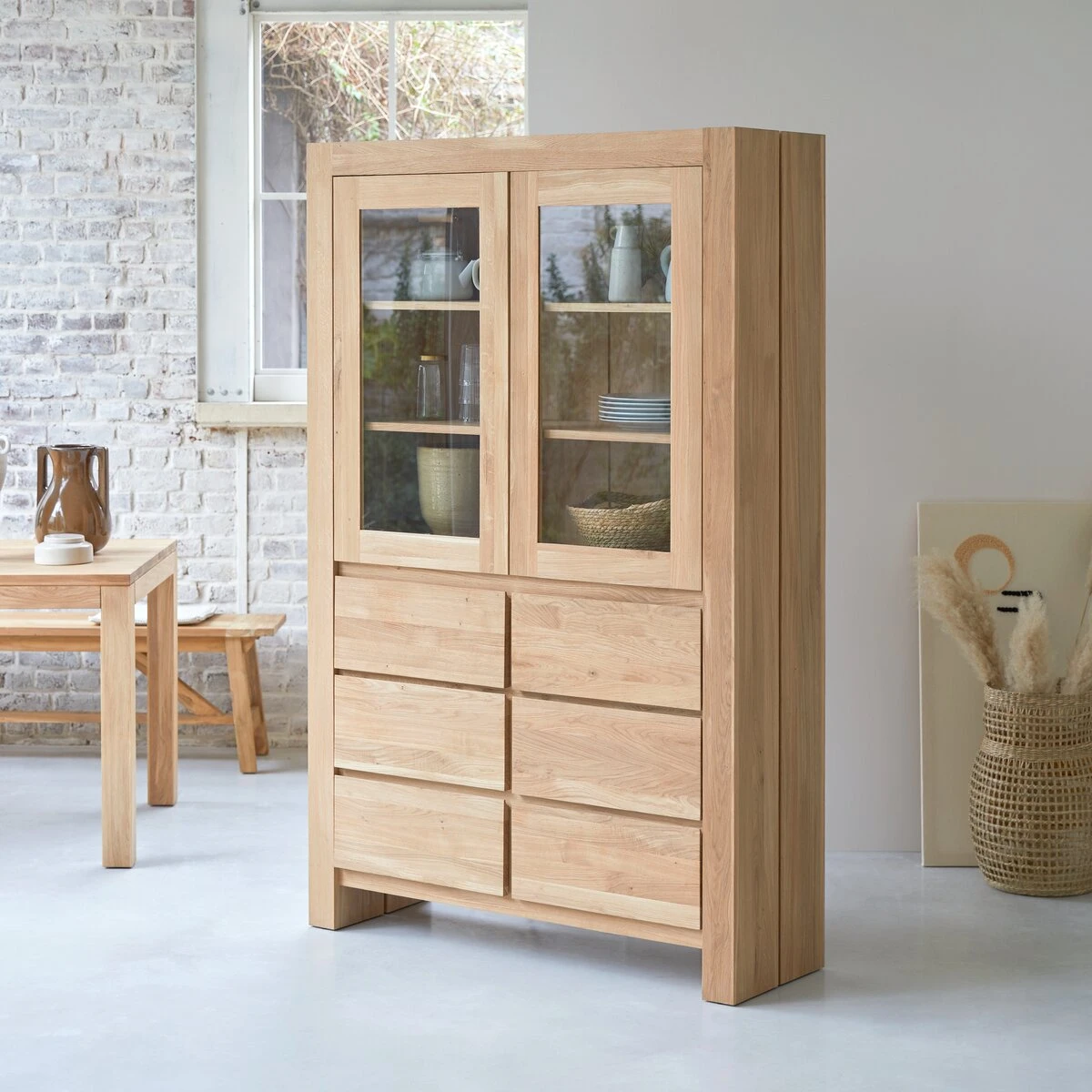 Eden - Vaisselier En Chêne Massif 4 Eden - Vaisselier En Chêne Massif – Image 4