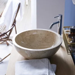 Ibyza - Vasque En Marbre Cream -Homezia Soldes Boutique 1200 1200 vasque en marbre ibyza cream 3