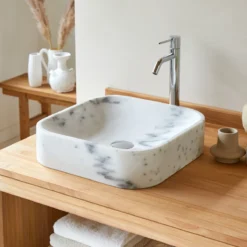 Perseus - Vasque En Marbre White -Homezia Soldes Boutique 1200 1200 vasque en marbre perseus white 3