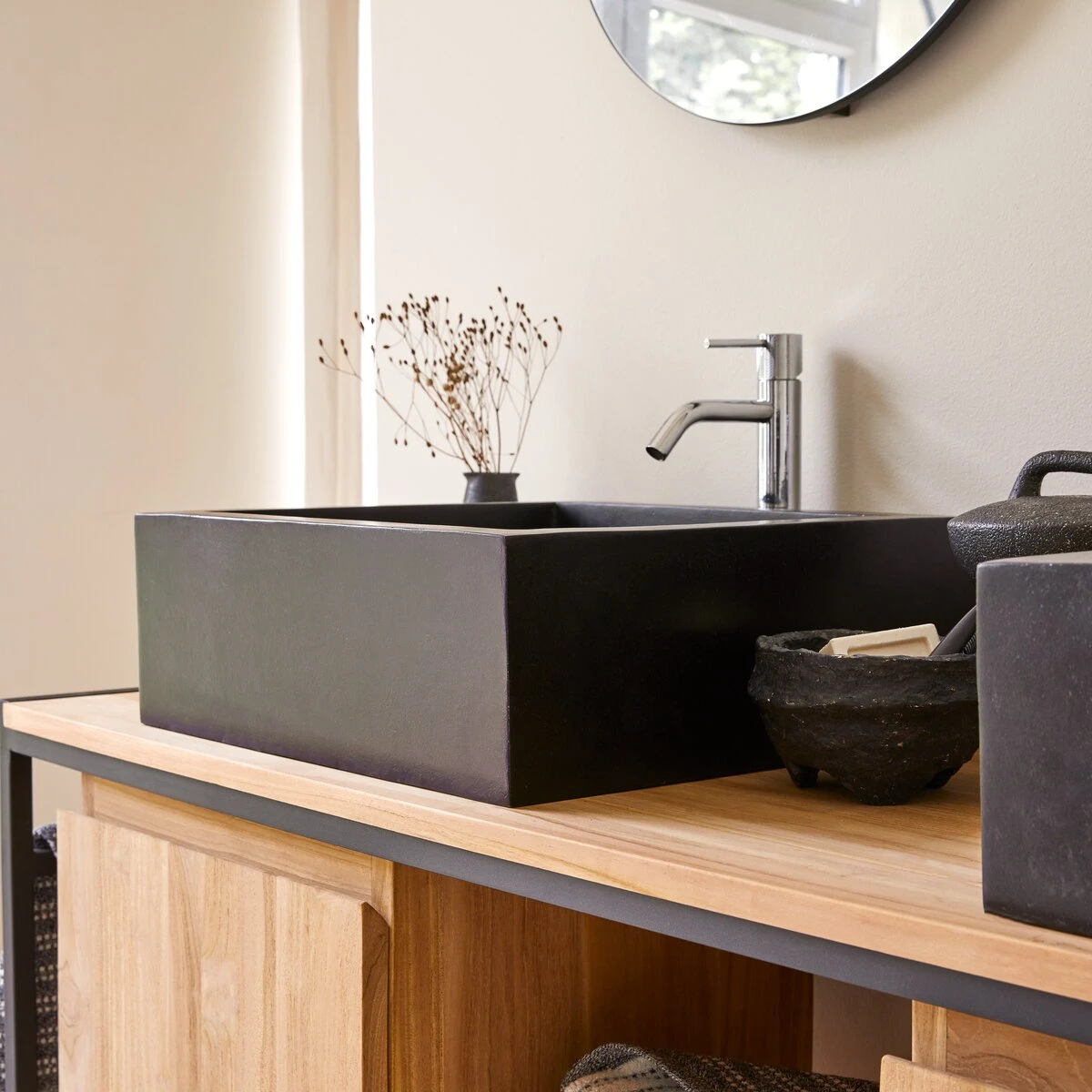 Pegase - Vasque En Terrazzo Black 5 Pegase - Vasque En Terrazzo Black – Image 5