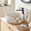 Milos - Vasque Ronde En Terrazzo Premium Brown