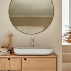 Cilas - Vasque Rectangulaire En Terrazzo Premium Moon -Homezia Soldes Boutique 1200 1200 vasque rectangulaire en terrazzo premium moon cilas 3