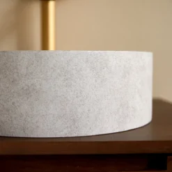 Gina - Vasque Ronde Béton Grey -Homezia Soldes Boutique 1200 1200 vasque ronde en beton grey gina 3