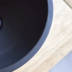 Micha - Vasque Ronde En Terrazzo Black 11 Micha - Vasque Ronde En Terrazzo Black -Homezia Soldes Boutique 1200 1200 vasque ronde en terrazzo black micha 5