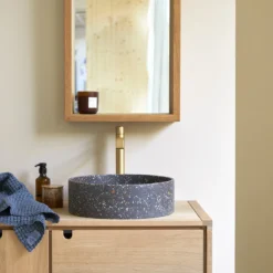 Gina - Vasque Ronde En Terrazzo Confetti -Homezia Soldes Boutique 1200 1200 vasque ronde en terrazzo confetti gina 3