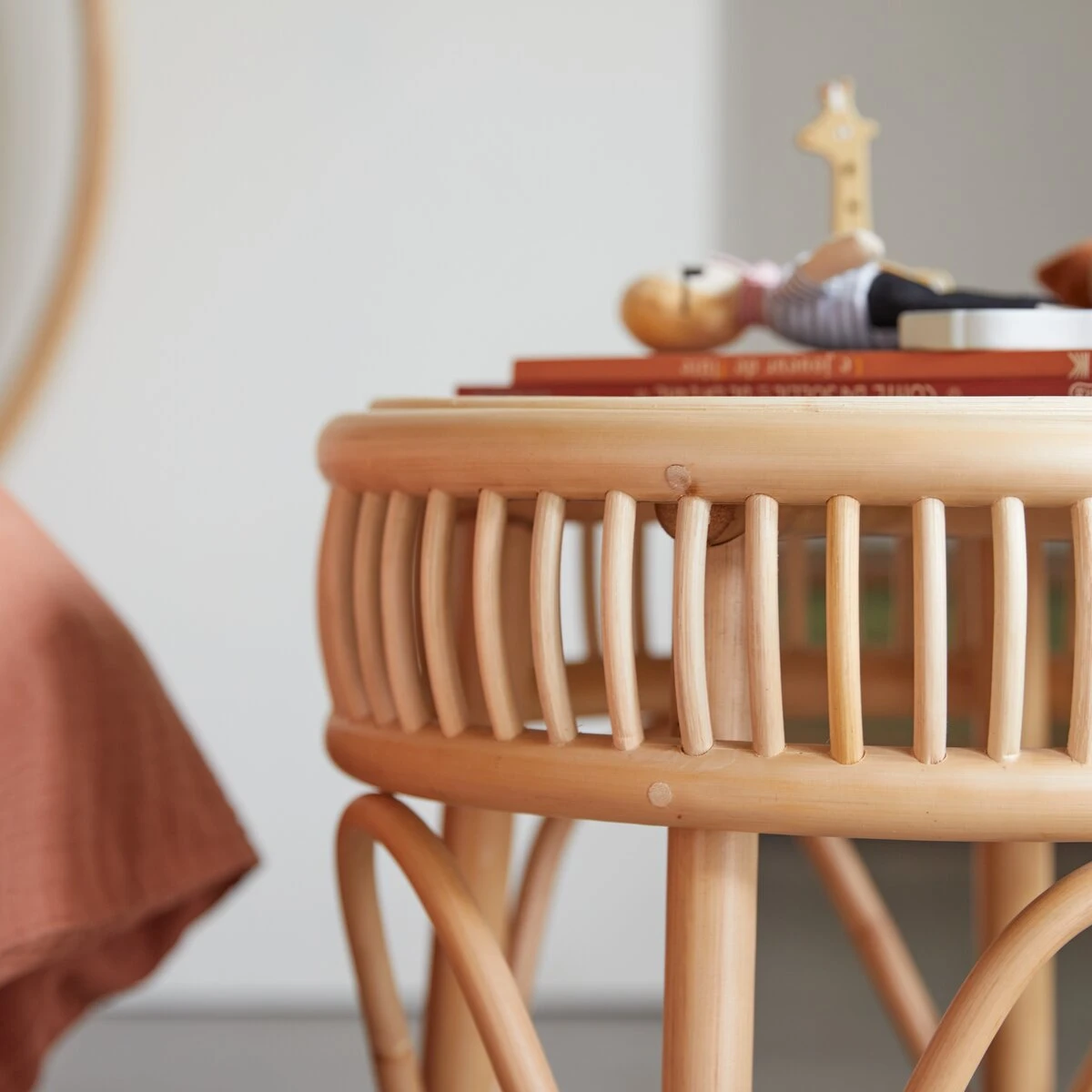 Zita - Chevet Enfant En Rotin 2 Zita - Chevet Enfant En Rotin – Image 2